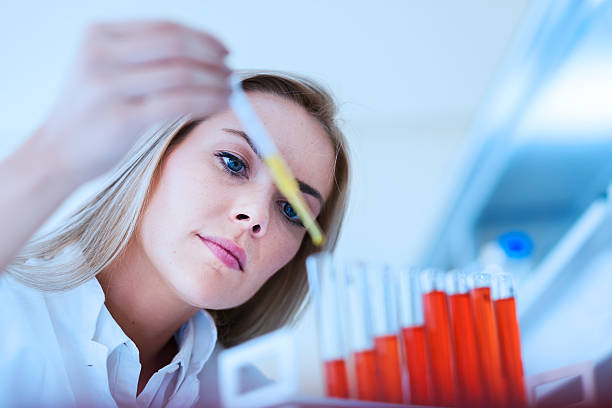 istock Woman scientist working in laboratory 622033158