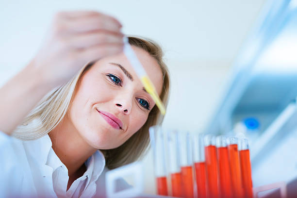 istock Woman scientist working in laboratory 622033306