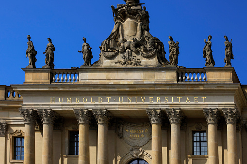 exterior of the Humboldt University in Berlin