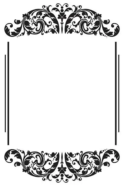 Vector illustration of Black Border