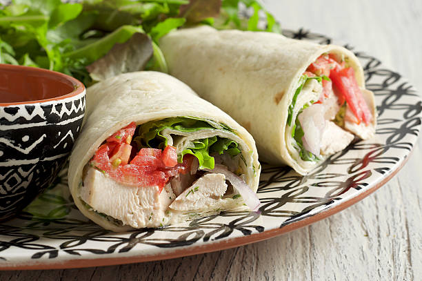 istock Greek Gyros with chicken, healthy way 622034494