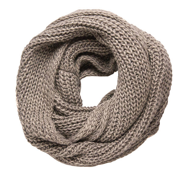 istock Scarf isolated on white background.Scraf top view 622037492