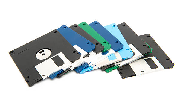 istock Heap of color floppy disks 622039422