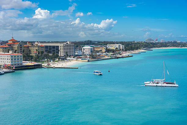 istock Nassau, Bahamas beach and port 622043444