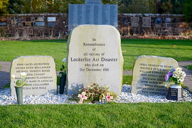 lockerbie garden of remembrance - dumfries stok fotoğraflar ve resimler