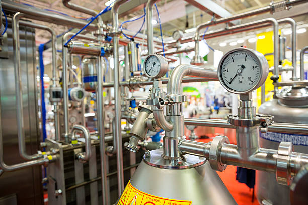 Milk pasteurization system Milk pasteurization system is shown at a food and drink exhibition. Heat Treatments. Pasteurization is a process that kills microbes in food and drink, such as milk, juice, canned food, and others. pasteurization stock pictures, royalty-free photos & images