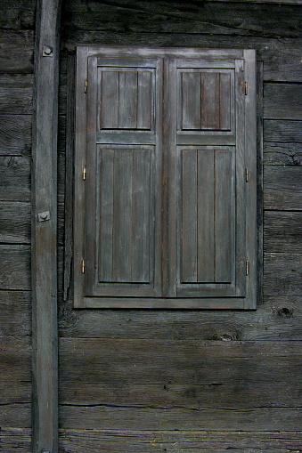 Casa de madera ventana photo