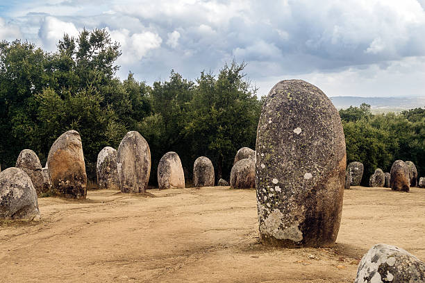 istock Almendres cromlech. Evora, Portugal. 622046942