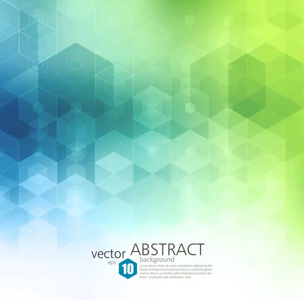 Vector illustration of Vector Abstract geometric background. Template brochure design