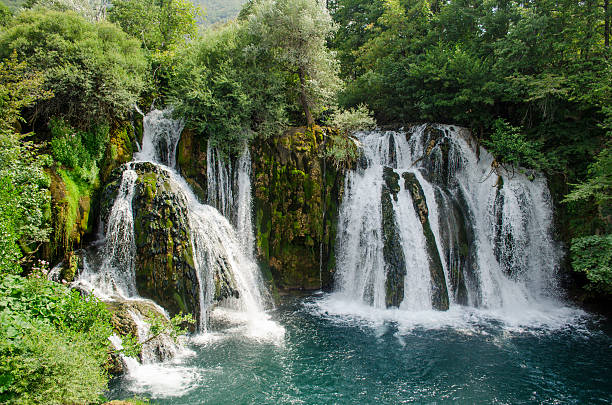 istock Waterfalls of Una river in Martin Brod 622049048