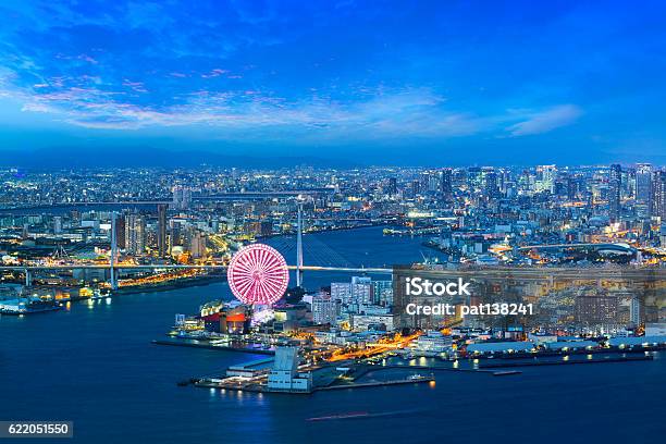 Osaka Bay Stock Photo - Download Image Now - Osaka Prefecture, Japan, Harbor