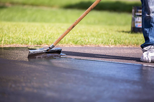 istock Close-Up of Do It Yourself Driveway Seal Coating 622054830