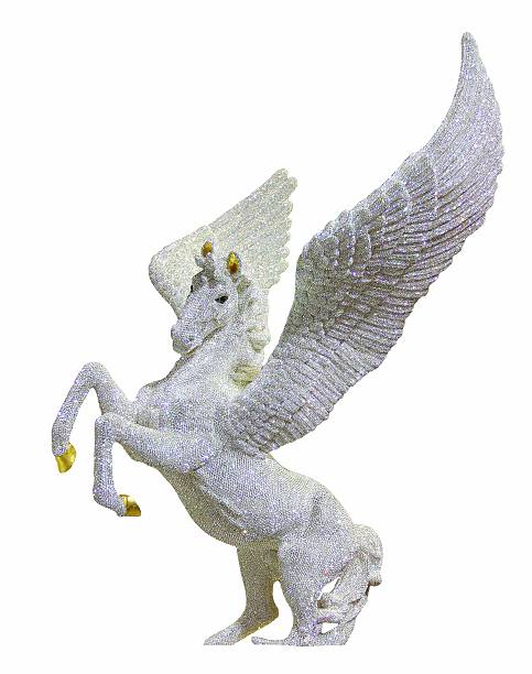 istock Horse Statue decorated with diamonds. 622057502