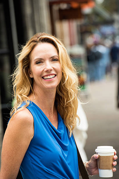 istock Urban Mature Blond Woman 622058486