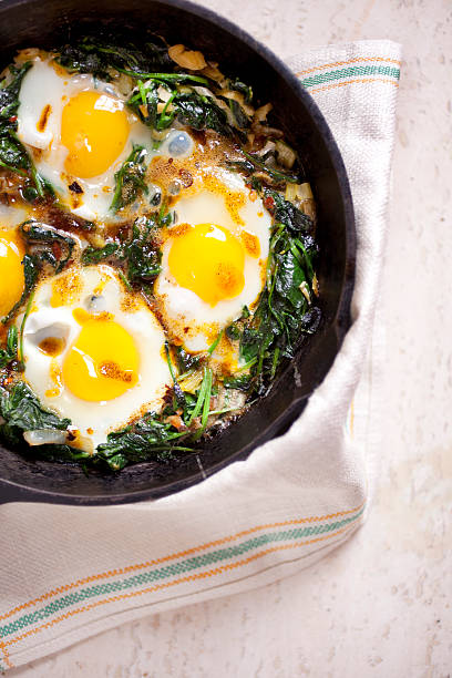 istock Baked Eggs with Kale and Spiced Brown Butter 622059656