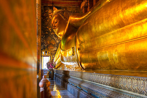 istock Reclining Buddha gold statue ,Wat Pho 622060906