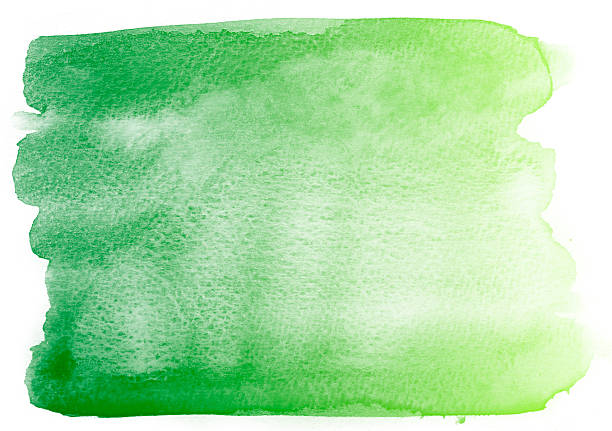 istock Abstract green watercolor background. 622064860