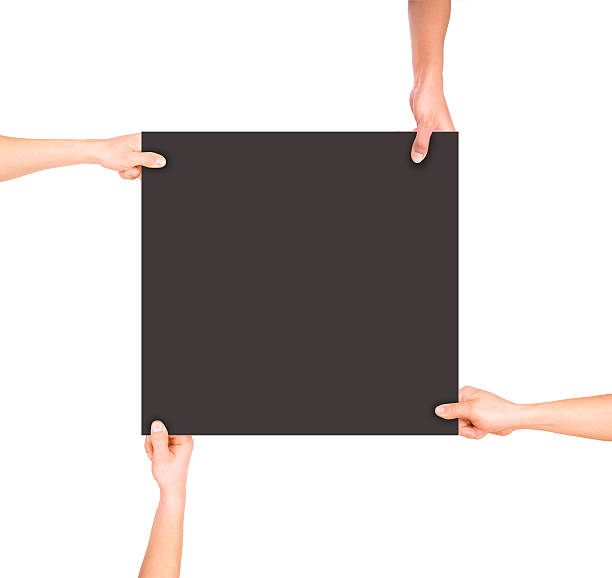 istock hands holding paper isolated on white background 622070674