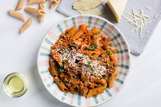 istock Penne spicy tomato sauce 622072598