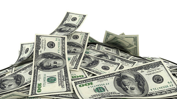istock illustration,Heap of Dollar Bills 622073566