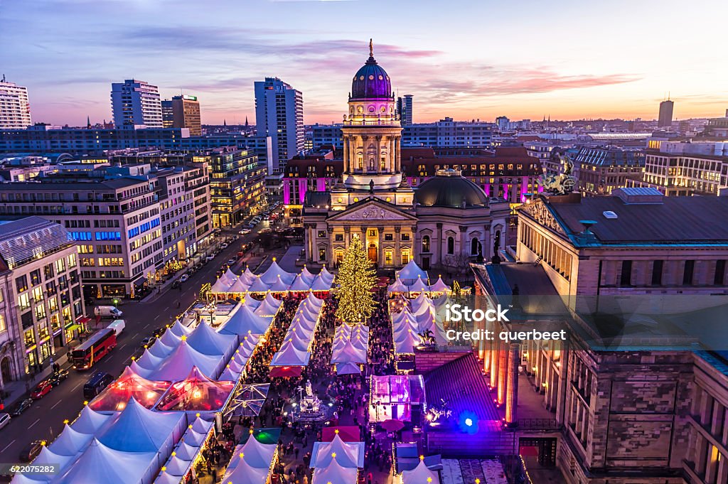 Mercado de Natal em Berlim - Foto de stock de Berlim royalty-free