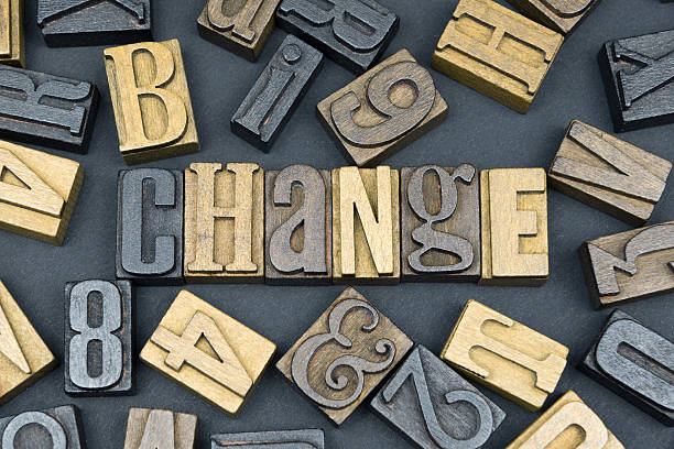 istock Change written in individual wooden letters 622076056
