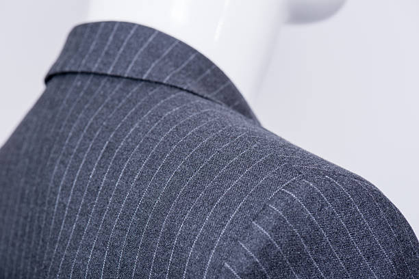 istock details on the  pinstripe suit coat 622178502