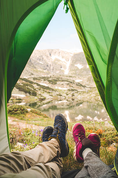 istock View from tourist tent 622179250