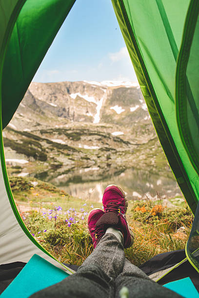 istock View from tourist tent 622179548