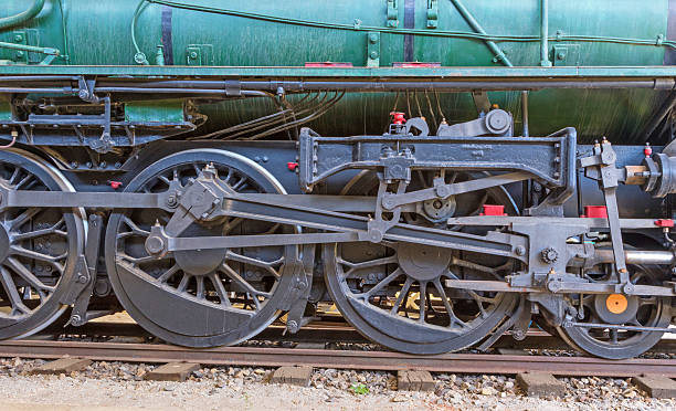 istock Green Locomotive Wheels 622180190