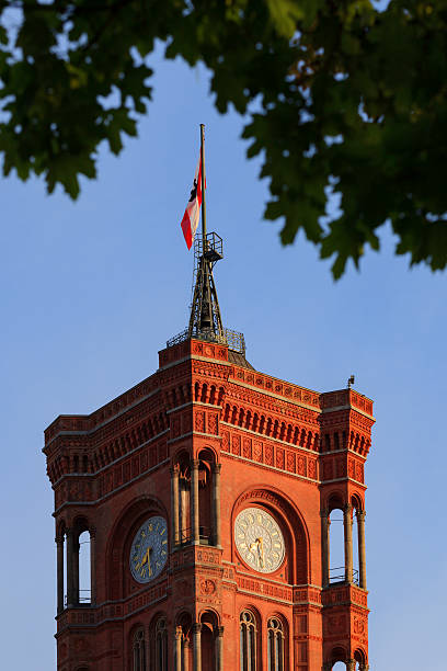 istock clock tower of the Berlin town hall 622181018