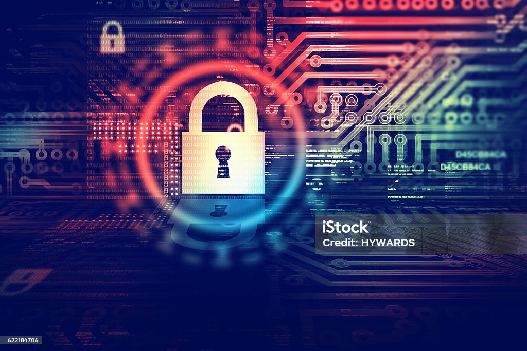 Digital security concept Security Stock Photo