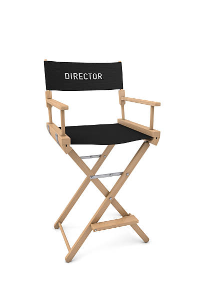 istock Film director's chair isolated on white. 3D rendering 622184826