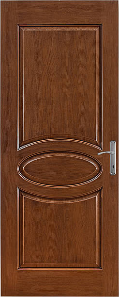 istock wooden door isolated 622189402