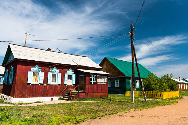 istock Summer in the village street 622190522