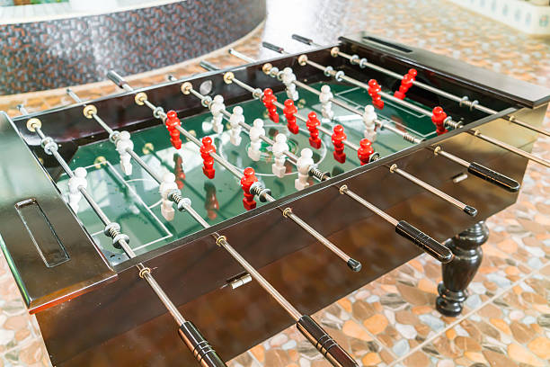 istock Close-up of foosball table 622194126