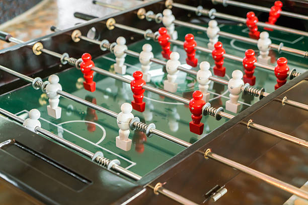 istock Close-up of foosball table 622194536
