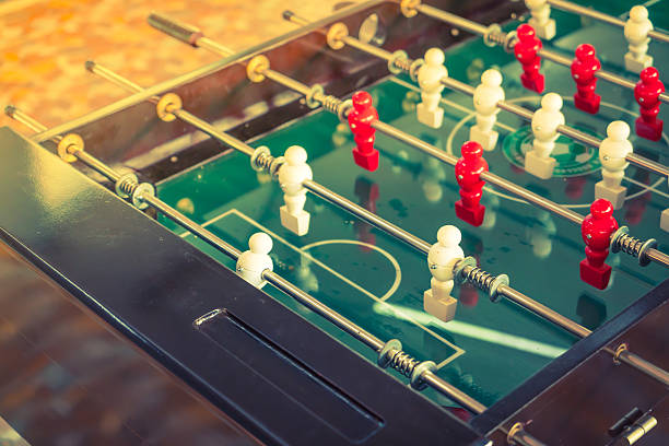 istock Close-up of foosball table 622194760