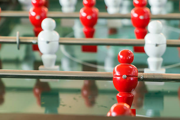 istock Close-up of foosball table 622195842