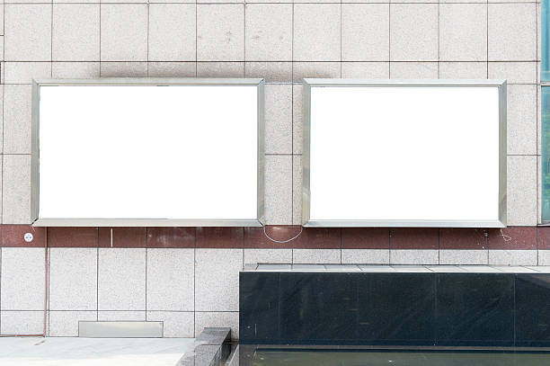 istock Large blank billboard on a street wall 622198588