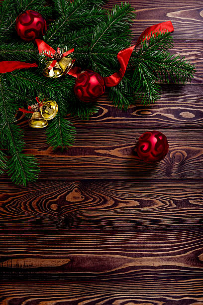istock Christmas white wooden background top view 622199934