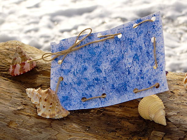 istock paper for labels at the beach 622203314