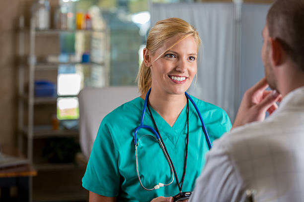 istock Confident nurse discusses something with doctor 622203616