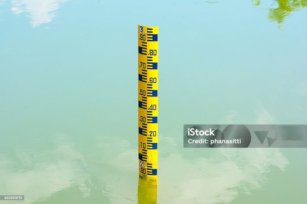Water level measurement Boredom Stock Photo
