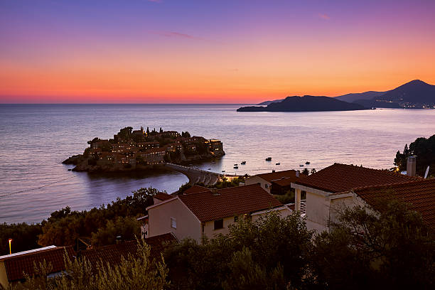 istock Island Sveti Stefan - Montenegro 622204440