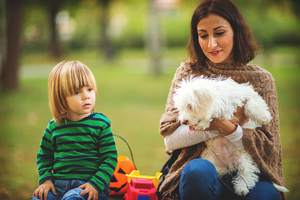 istock Family with dog 622204582