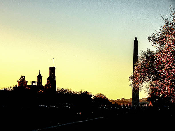 Sunset and the Washington Monument