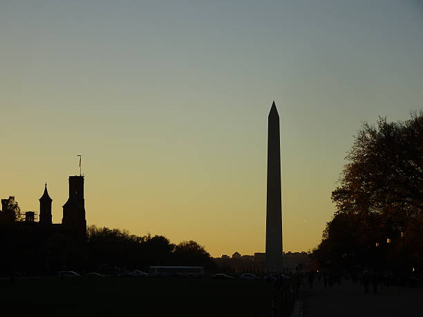 istock Sunset and the Washington Monument 622207826
