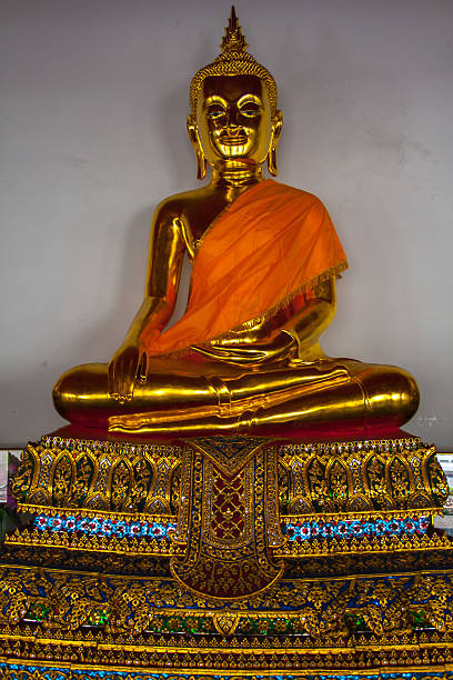Statues of Buddha in Bangkok temple