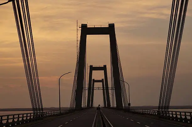 The bridge over the lake of Maracaibo, has an extension of 8,510 mt